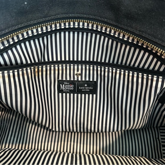 Kate Spade Minnie Mouse Red Bow Francis Canvas Tote Purse - Picture 10 of 13